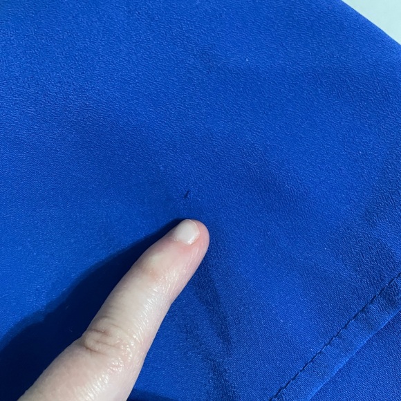 Blue Peplum Tank Top - Picture 8 of 8